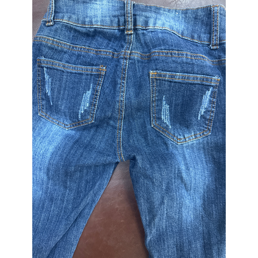 Juniors Jack David Distressed Blue Denim Jeans size 1 - Picture 5 of 5